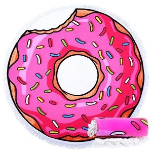 Round Donut Beach Towel/Mat/Picnic Blanket